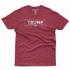 Trump 2024 Make Democrats Cry Again T-Shirt Short Sleeve Classic front antique cherry red