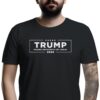 Trump 2024 Make Democrats Cry Again T-Shirt Short Sleeve Classic front black