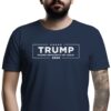 Trump 2024 Make Democrats Cry Again T-Shirt Short Sleeve Classic front navy