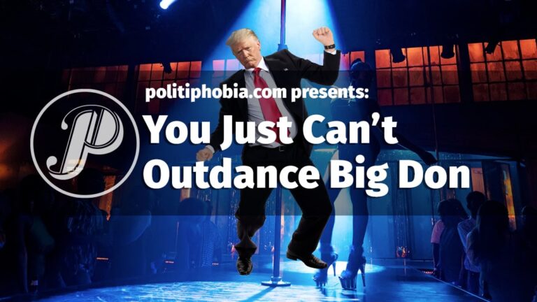 You can't beat him and you can't out dance him. Enjoy President Trump's on stage performance anytime you like.