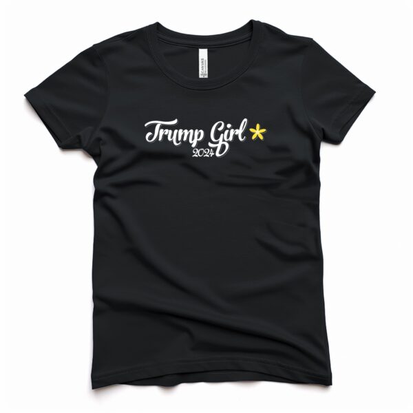 Trump Girl 2024 Women's T-Shirt front black