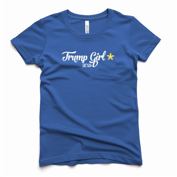 Trump Girl 2024 Women's T-Shirt front true royal