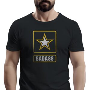 US Army Badass T-Shirt Short Sleeve Classic