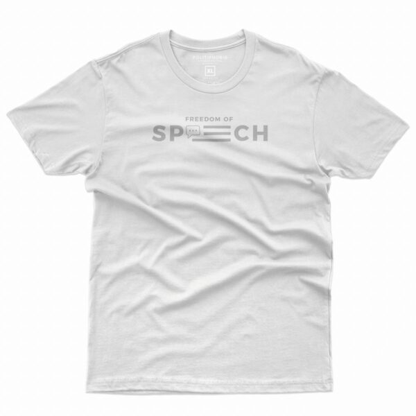 Freedom of Speech USA Logo T-Shirt Classic White