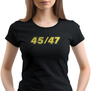 Donald Trump 45/47 President Re-election Women's T-Shirt Black