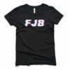 FJB Women's T-Shirt Glitchy Style front black