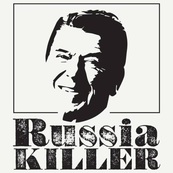 Ronald Reagan Russia Killer Vintage T-Shirt Short Sleeve Classic Design