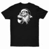 Naughty Santa Black T-Shirt Black Back