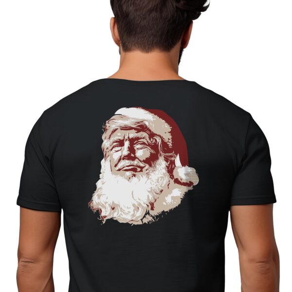 Trump Maga Christmas Santa T-Shirt Black