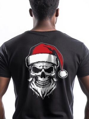 Armed Forces Santa T-Shirt Black