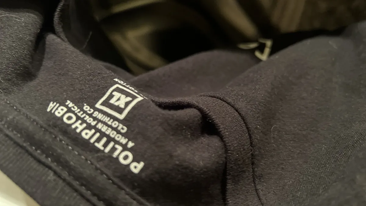 how to care for your t-shirt, washing instructions and care for a politiphobia tee