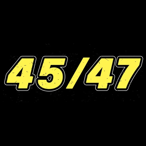 Trump 2024 45/47 MAGA Re-election T-Shirt front graphic design