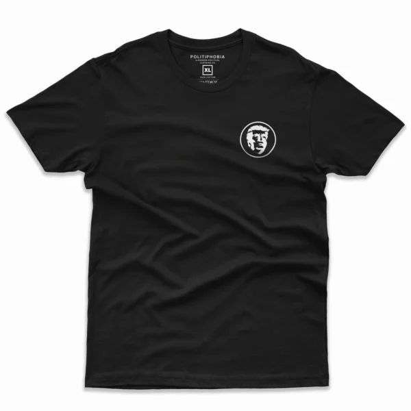 Front Flat lay of black Trump Mean Tweets 2024 Free Speech unisex T-shirt - patriotic conservative free speech graphic tee