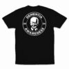 Back Flat lay of black Biden Dementia Awareness 2024 unisex T-shirt - satirical funny political graphic tee
