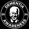 Biden Dementia Awareness 2024 T-Shirt - Humor Tee back graphic design