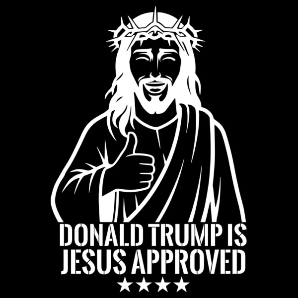 Jesus Approved - Faith Tee front graphic design