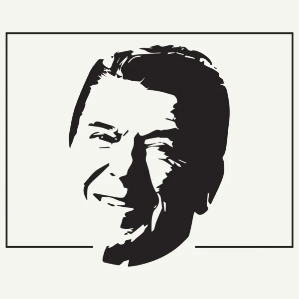 Ronald Reagan Vintage Conservative T-Shirt front graphic design