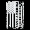 Save America from Democrats Patriot T-Shirt back graphic design