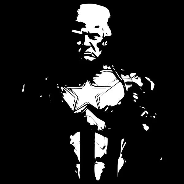 Trump National Hero 2024 T-Shirt back graphic design