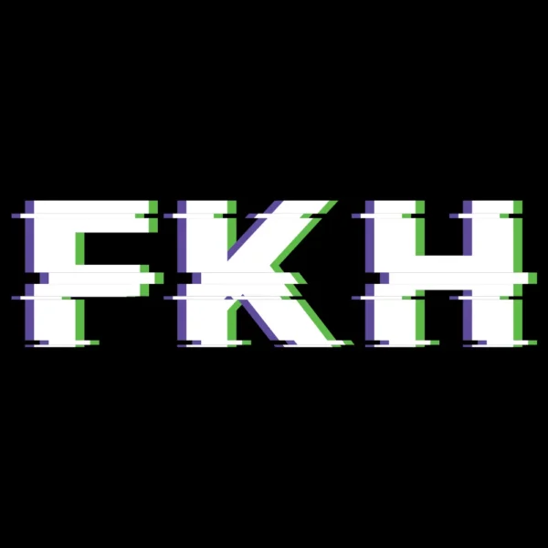FKH Glitch T-Shirt - Anti Harris Statement Tee front graphic design