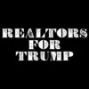 Realtors for Trump Rugged T-Shirt - Pro Trump Tee back graphic design