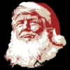 Trump Santa Christmas T-Shirt - Funny Holiday Tee back graphic design