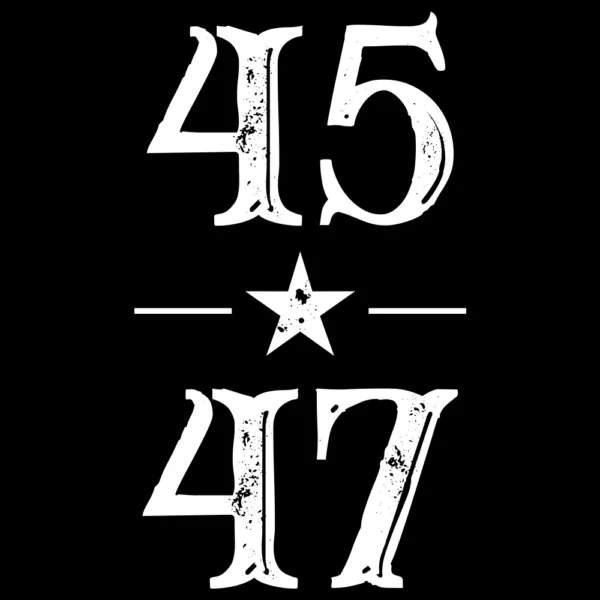 Trump 45 47 Victory T-Shirt - MAGA Patriot Tee back graphic design