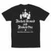 Back flat lay of black Fucketh Around and Findeth Out unisex T-shirt – 1776 Old English FAFO patriotic graphic tee