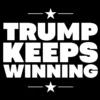 Trump Keeps Winning T-shirt – front unstoppable MAGA graphic design