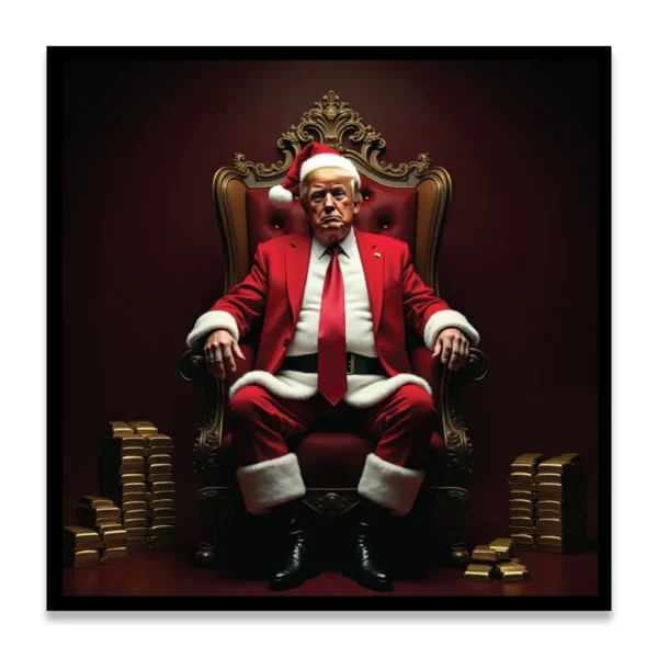 Donald Trump Santa Claus Christmas cards Daddy's Home greeting card