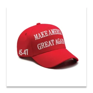 Red MAGA Hat Christmas Cards Greeting Cards 5 Pack greeting card